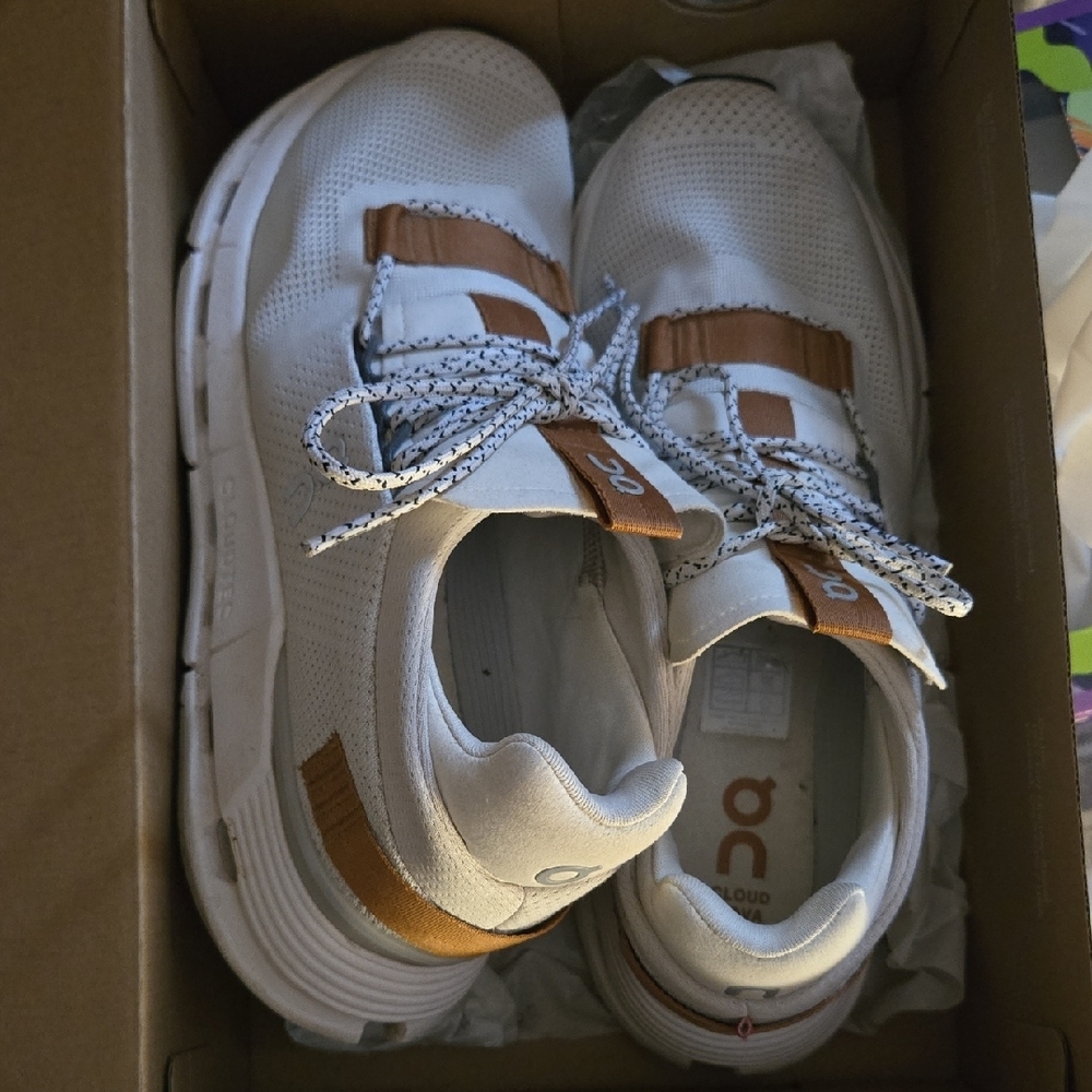 On Running CLOUDNOVA White/Pearl Sneakers